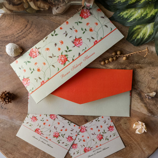 Charming Camellia Combo Set of Money Envelopes & Gift Tags