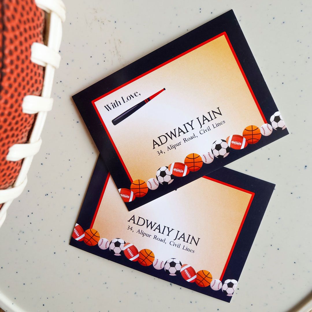 Baseball Bat Set of Gift Tags