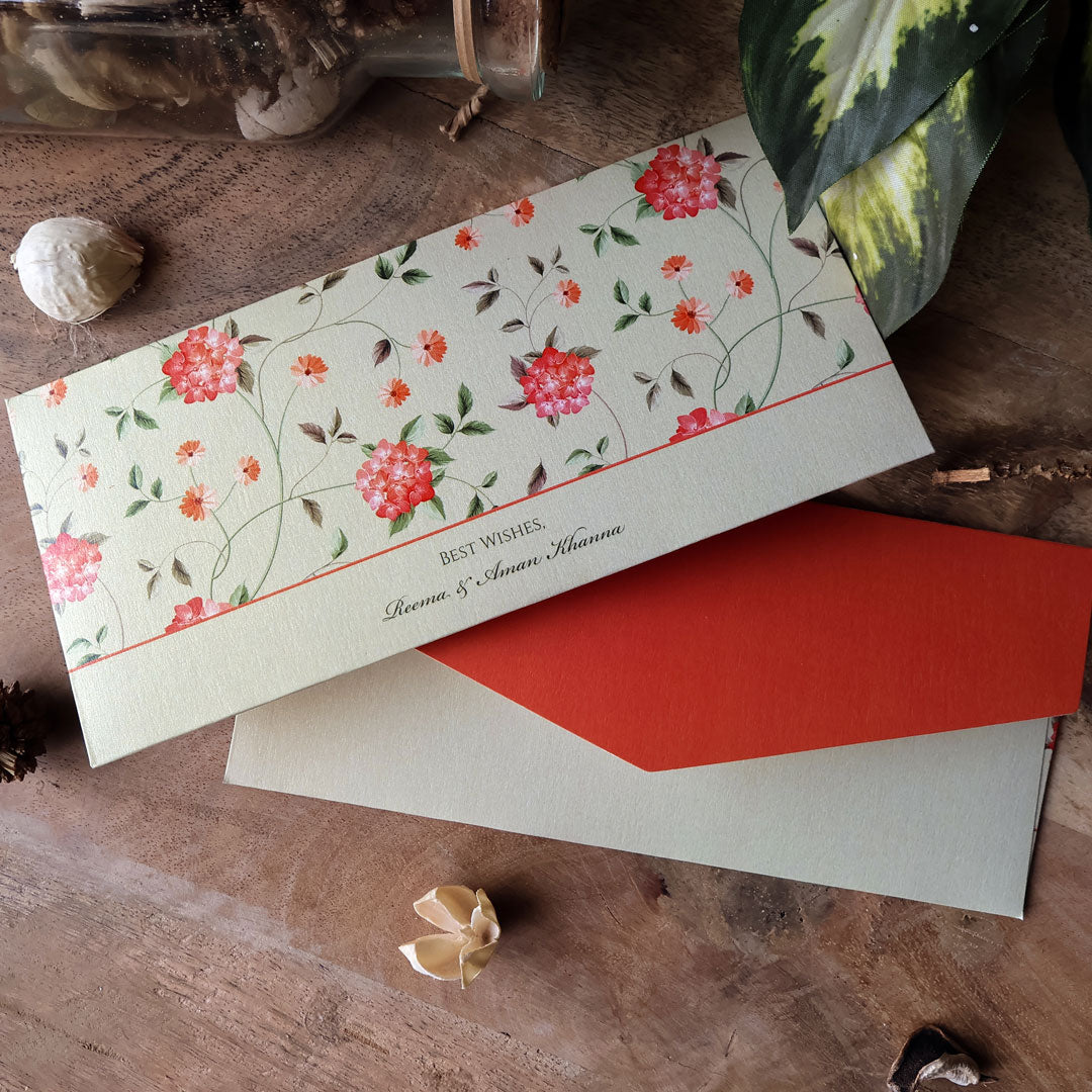 Charming Camellia Set of Money Envelopes
