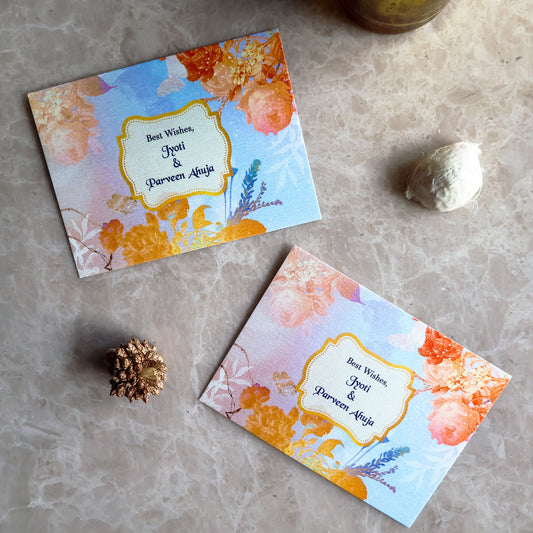 Floral Garden of Love Set of Gift Tags
