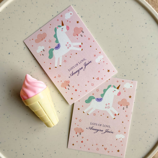 Flying Unicorn Set of Gift Tags