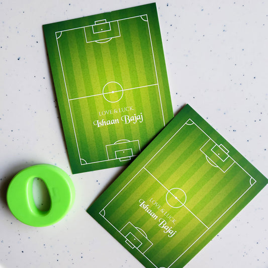 Football Soccer Field Set of Gift Tags
