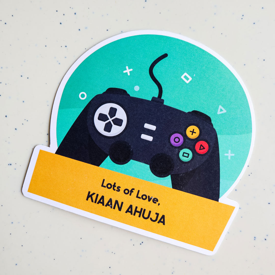 3D Gaming Console Set of Gift Tags