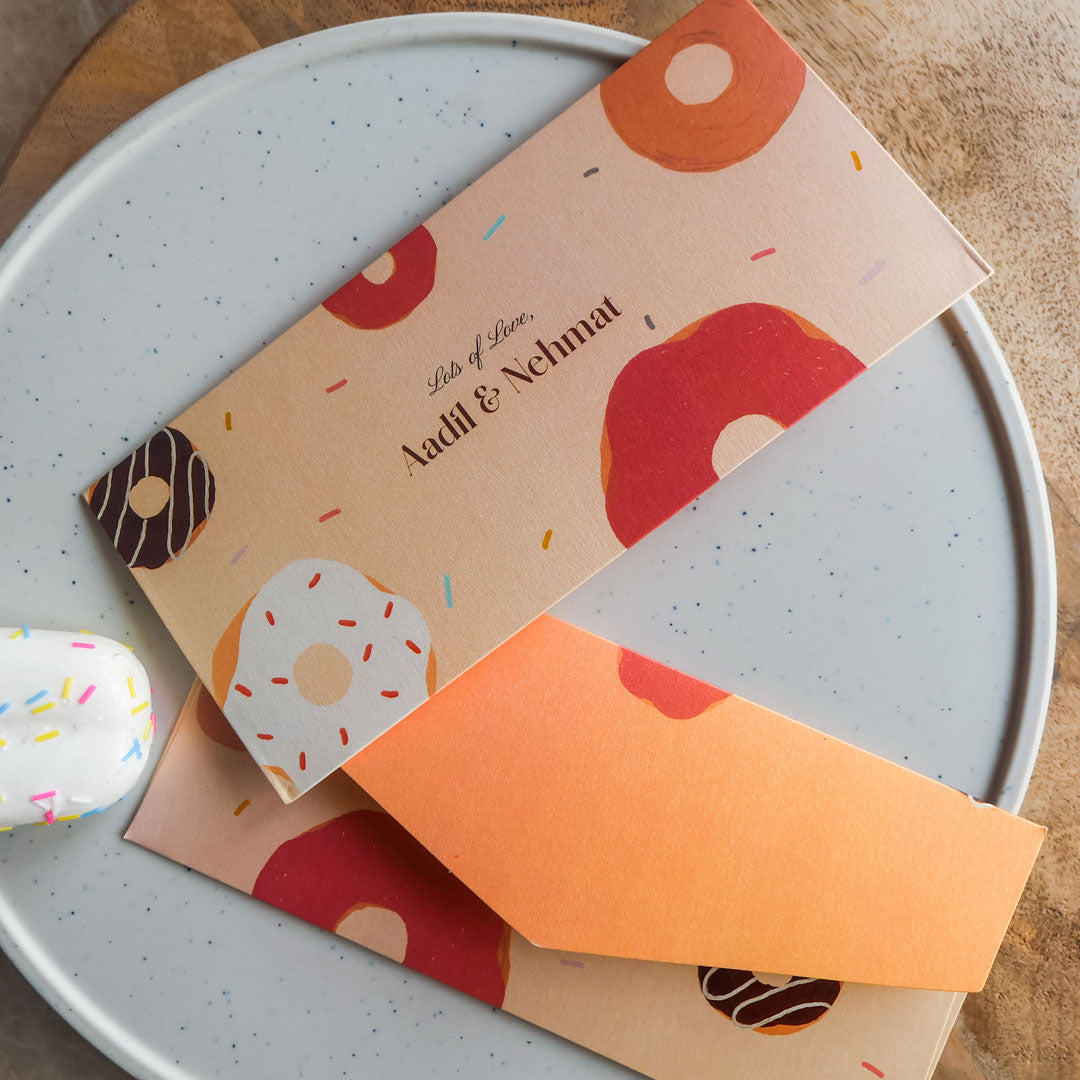 Kids Unisex Donuts Set of Money Envelopes