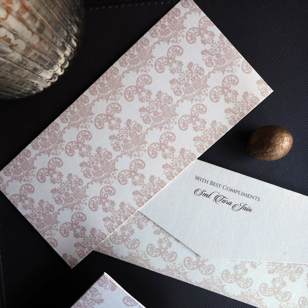 Lustrous Damask Set of Money Envelopes