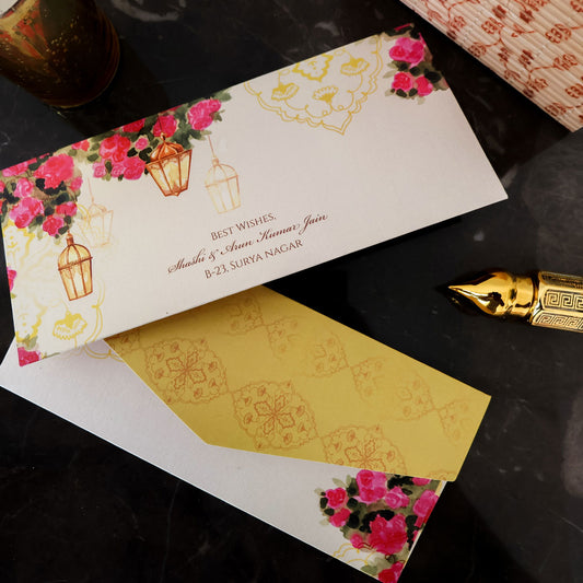 Mughal Garden Set of Money Envelopes
