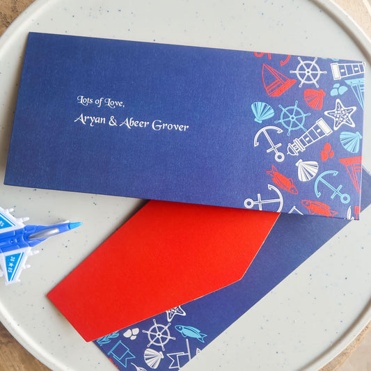 Nautical Theme Money Envelopes