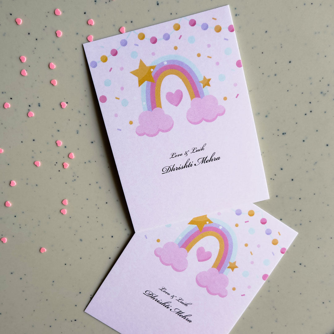 Pastel Rainbow Set of Gift Tags