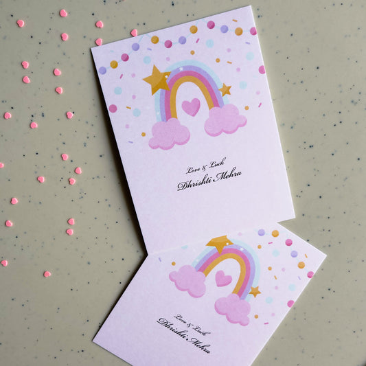 Pastel Rainbow Set of Gift Tags