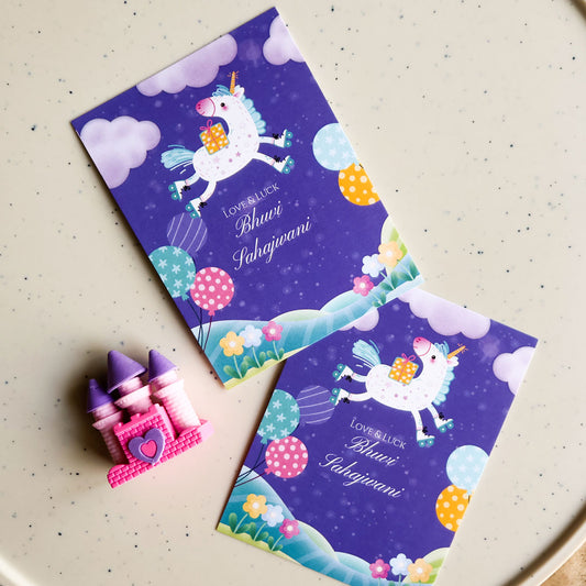 Unicorn Birthday Party Set of Gift Tags