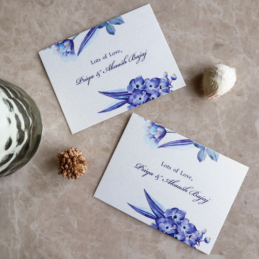 Alluring Floral Border Set of Gift Tags