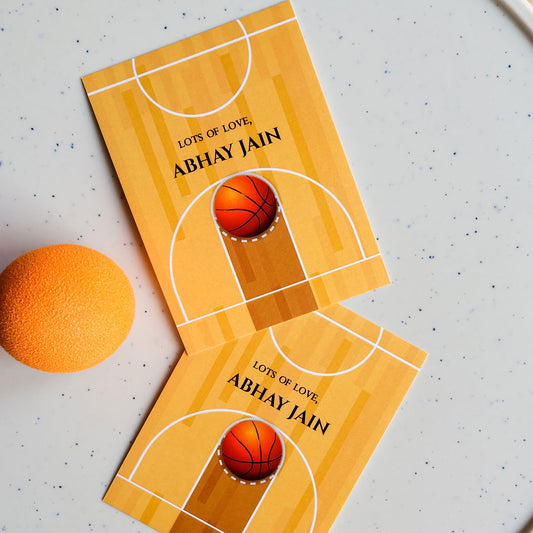 Basketball Court Set of Gift Tags
