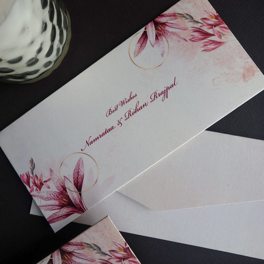 Blooming Lilies Set of Money Envelopes