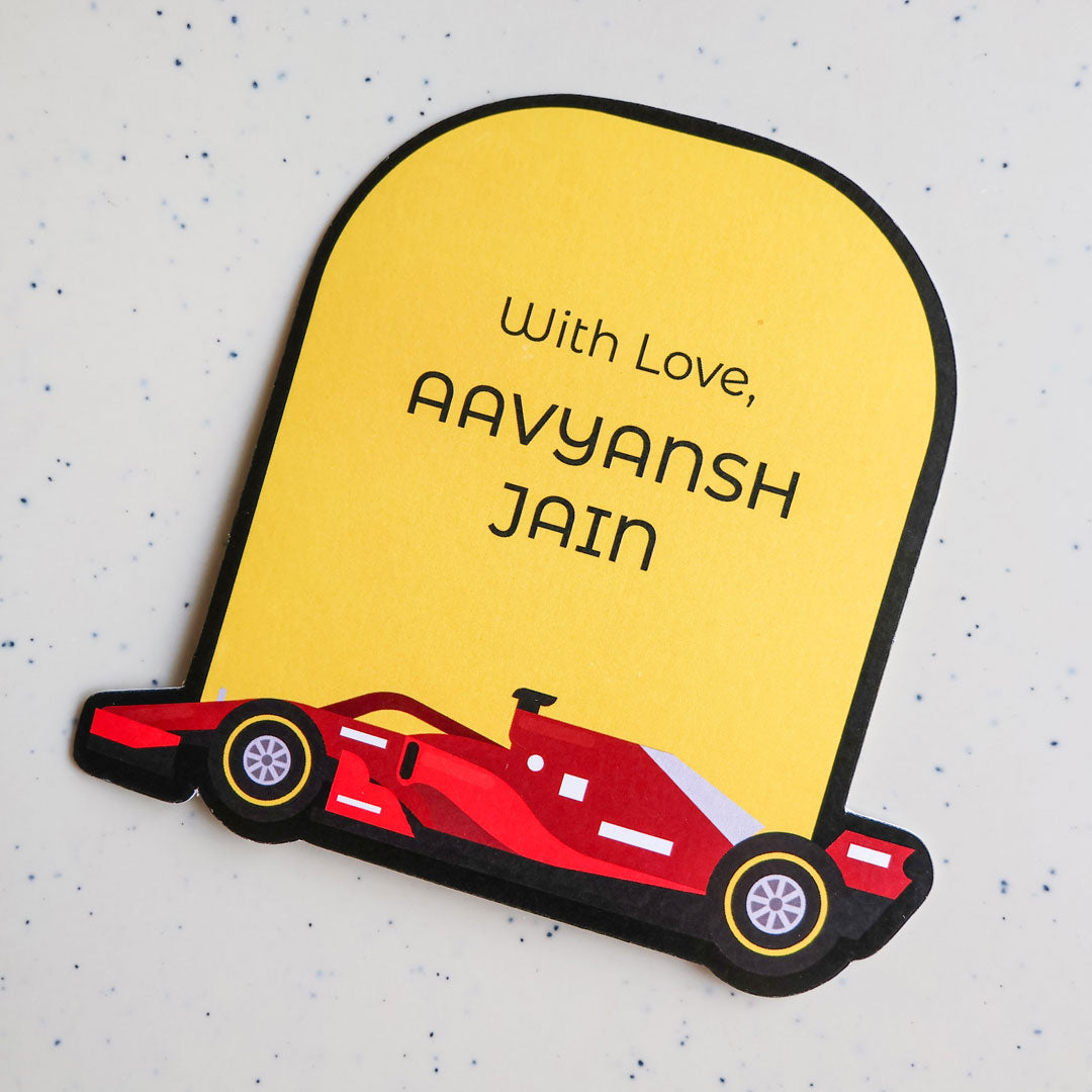 3D Sports Car Set of Gift Tags – Cuckoo & Crow