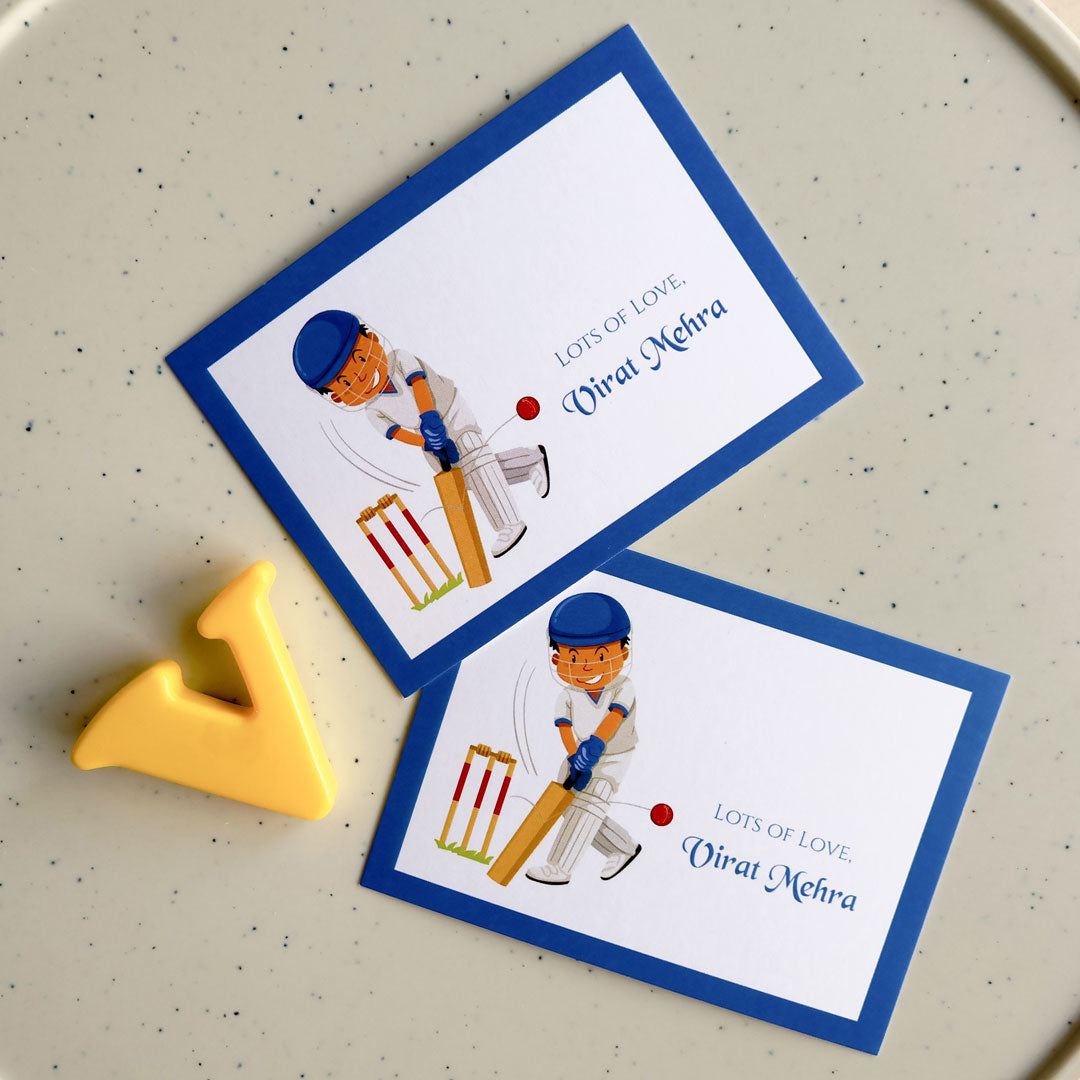 Cricket Lover Set of Gift Tags