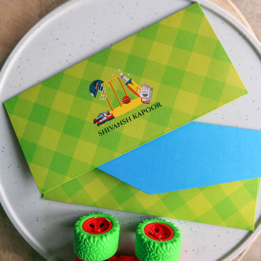 Cricket Lover Set of Money Envelopes