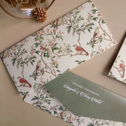 Cuckoo & Crow Signature Pattern Set of Money Envelopes
