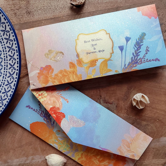 Floral Garden of Love Set of Money Envelopes