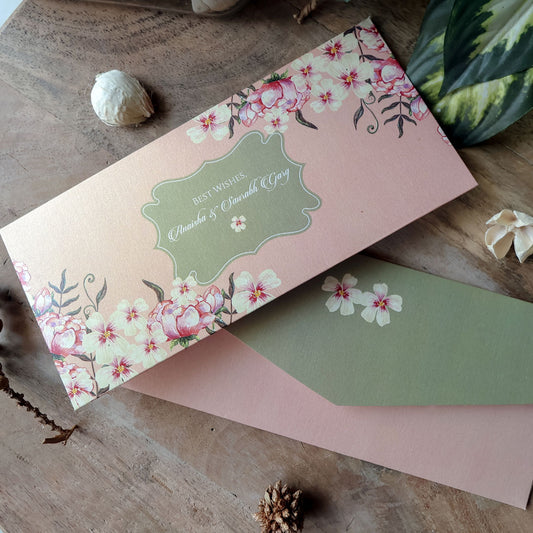 Flowers of Love Set of Money Envelopes