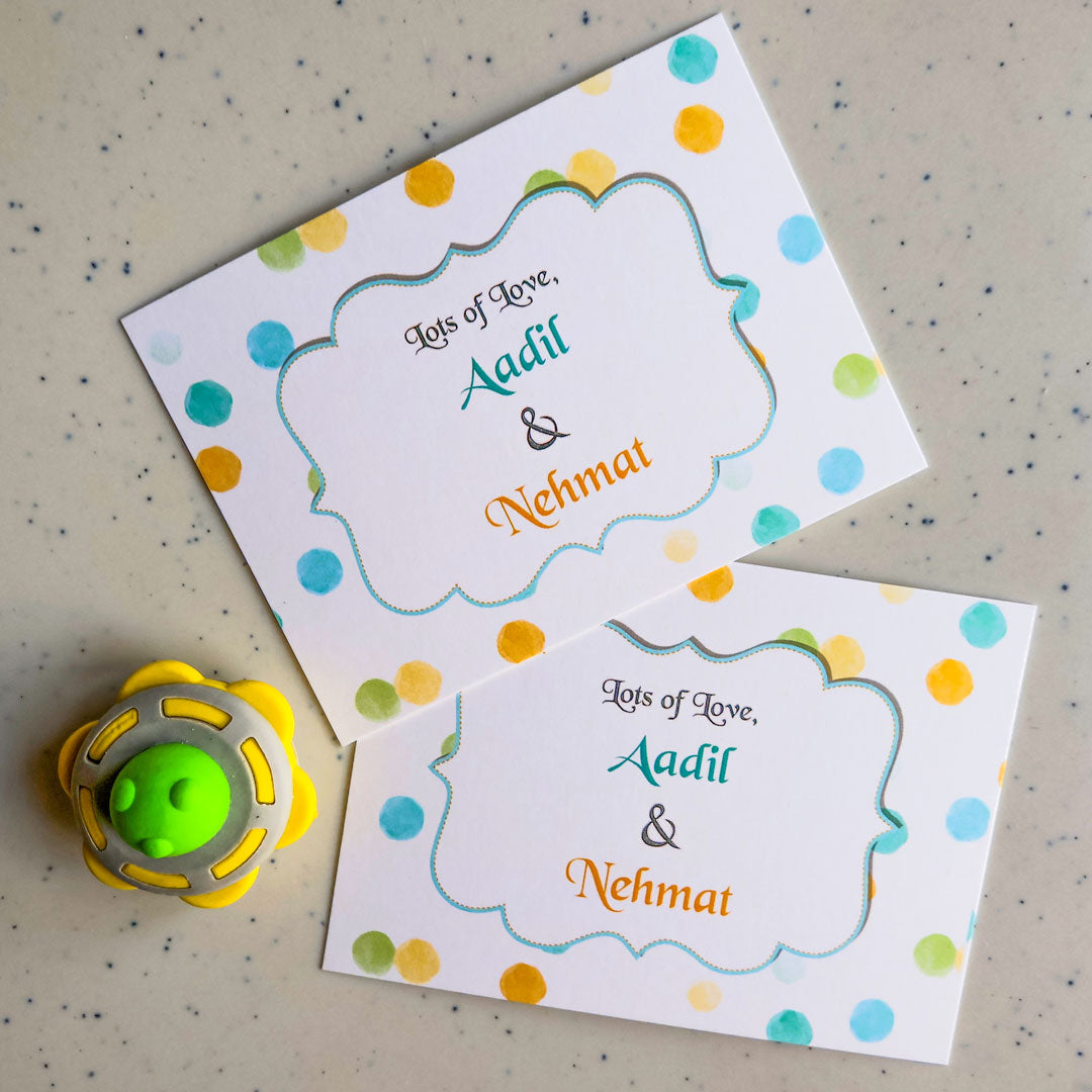 Fun Polka Dot Set of Gift Tags