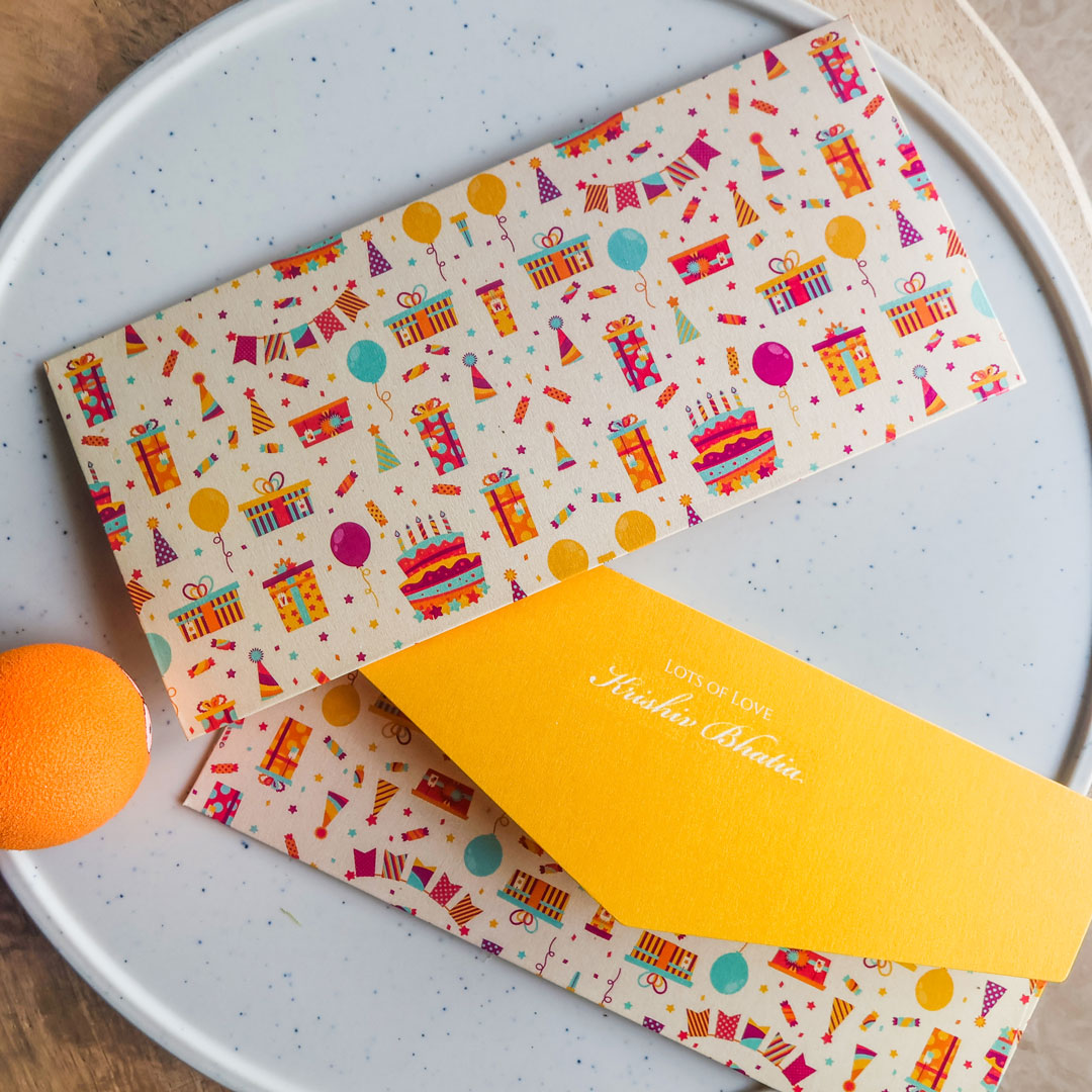 Happy Birthday Set of Money Envelopes