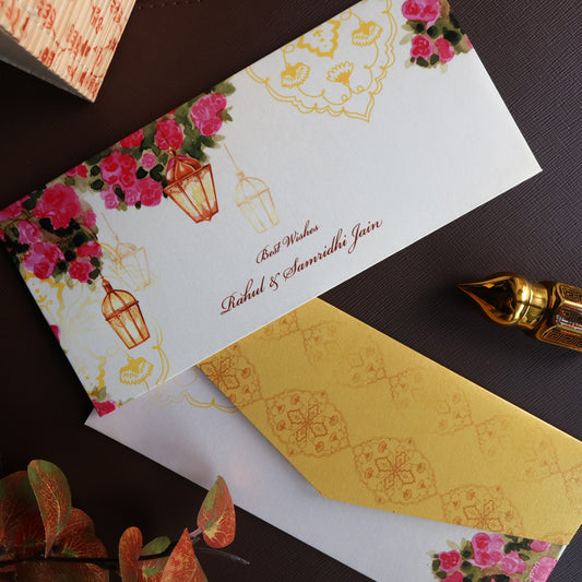 Mughal Garden Set of Money Envelopes