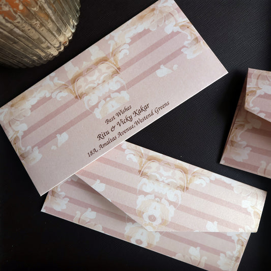 Royal Damask Set of Money Envelopes