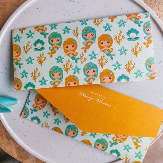 Sea Mermaid Money Envelope