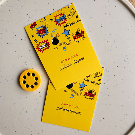 Superhero Pow Set of Gift Tags