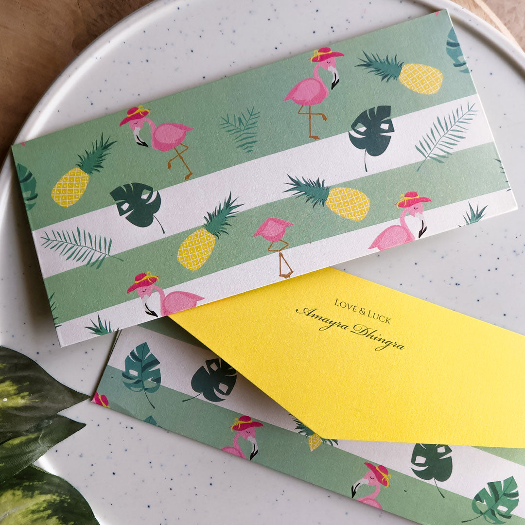 Tropical Doodle Money Envelopes