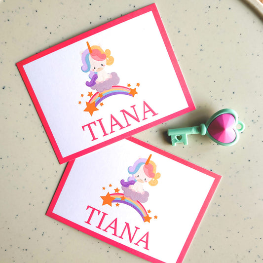 Unicorn Pink Set of Gift Tags