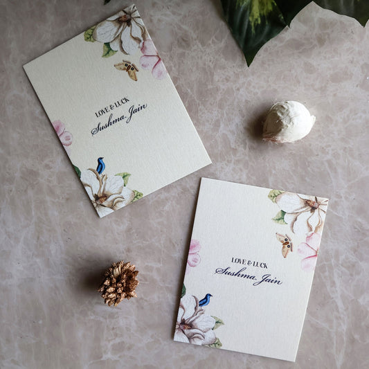 Vintage Floral Set of Gift Tags