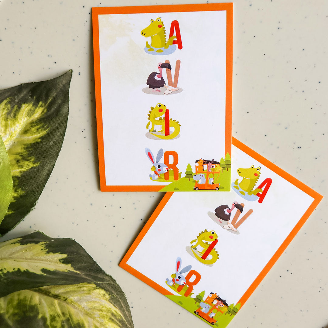 Watercolour Animal Alphabet Set of Gift Tags