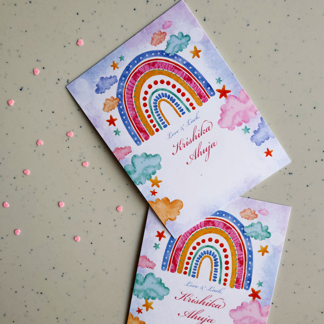 Watercolour Rainbow Set of Gift Tags